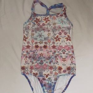 Garnet Hill Kids floral one-piece swimsuit, 12